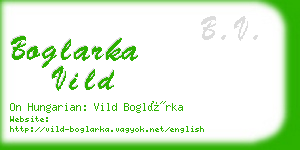 boglarka vild business card